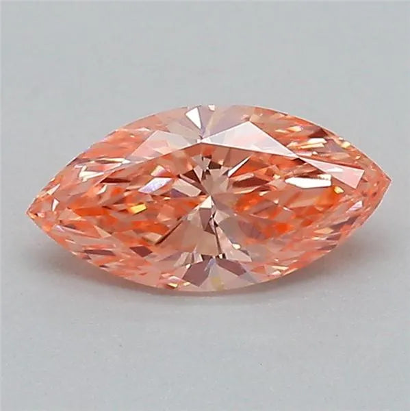 0.32ct Marquise Lab Grown Diamond (Colour Fancy Vivid Pink, Clarity VVS1, IGI Certified)