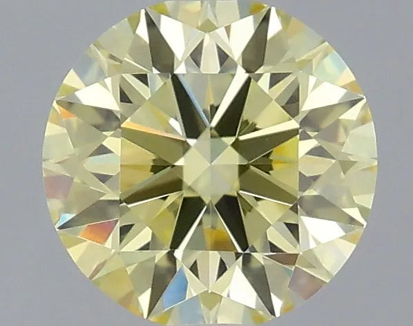0.50ct Round Lab Grown Diamond (Colour Fancy Yellow, Clarity VVS2, Cut ID, IGI Certified)