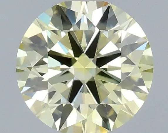 0.53ct Round Lab Grown Diamond (Colour Fancy Light Yellow, Clarity VVS2, Cut ID, IGI Certified)
