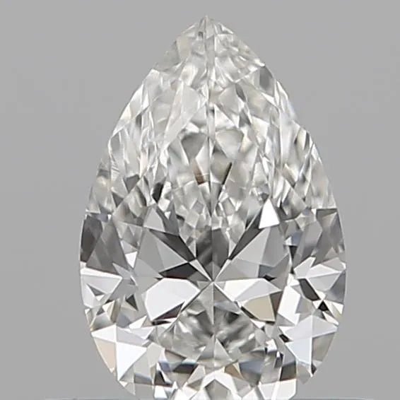 0.10ct Pear Natural Diamond (Colour E, Clarity VS1, Cut VG, IGI Certified) - Jewelry by Cleo