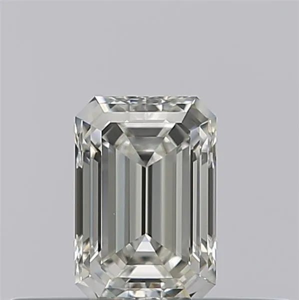 0.24ct Emerald Natural Diamond (Colour G, Clarity VVS1, GIA Certified) - Jewelry by Cleo