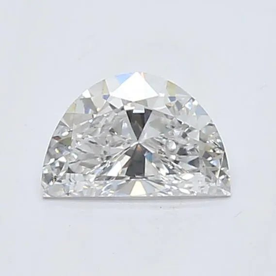 0.49ct Half moon Lab Grown Diamond (Colour D, Clarity VS2, IGI Certified) - Jewelry by Cleo
