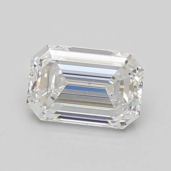 0.61ct Emerald Lab Grown Diamond (Colour D, Clarity IF, Cut VG, IGI Certified) - Jewelry by Cleo