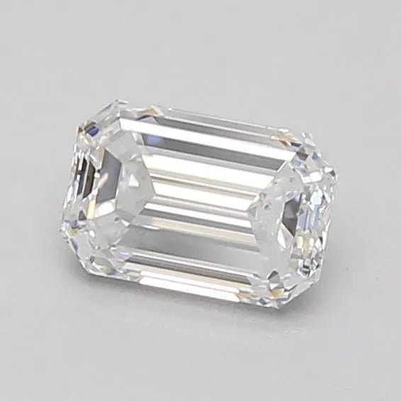 0.61ct Emerald Lab Grown Diamond (Colour D, Clarity IF, Cut VG, IGI Certified) - Jewelry by Cleo