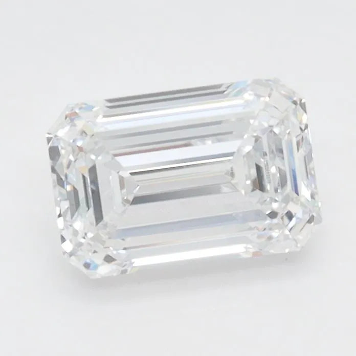 1.07ct Emerald Lab Grown Diamond (Colour D, Clarity IF, IGI Certified)