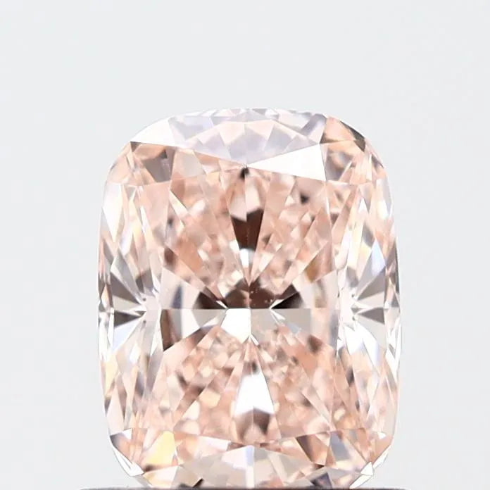 1.08ct Cushion brilliant Lab Grown Diamond (Colour Fancy Pink, Clarity VVS2, IGI Certified)