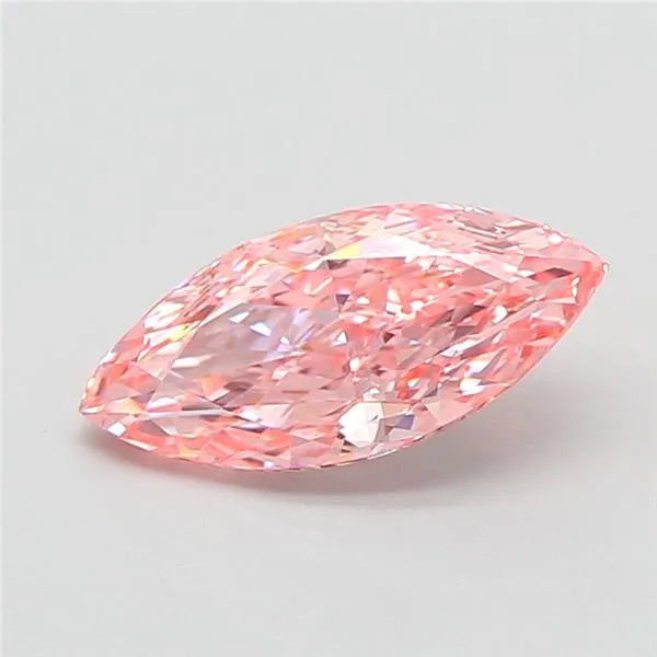 1.26ct Marquise Lab Grown Diamond (Colour Fancy Vivid Pink, Clarity VS1, IGI Certified)