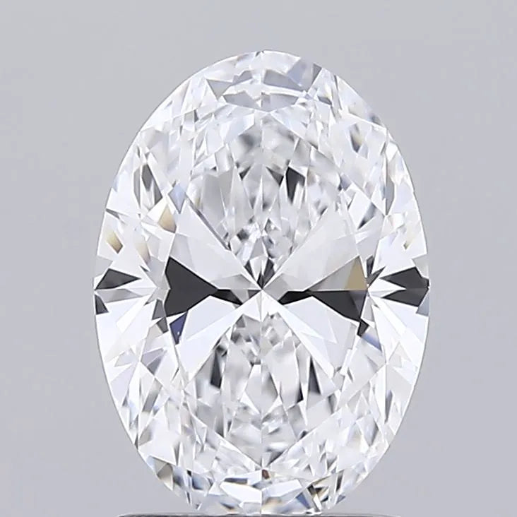 1.40ct Oval Lab Grown Diamond (Colour D, Clarity VVS2, IGI Certified)
