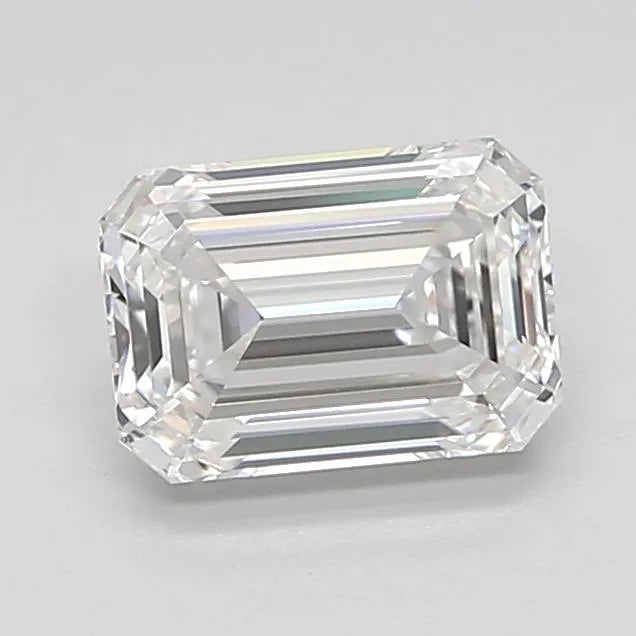 1.43ct Emerald Lab Grown Diamond (Colour D, Clarity IF, Cut EX, IGI Certified)