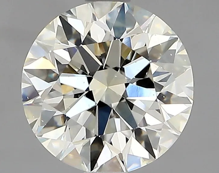 1.61ct Round Natural Diamond (Colour K, Clarity VS2, Cut EX, GIA Certified)