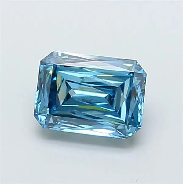 1.71ct Radiant Lab Grown Diamond (Colour Fancy Vivid Blue, Clarity VS1, IGI Certified)