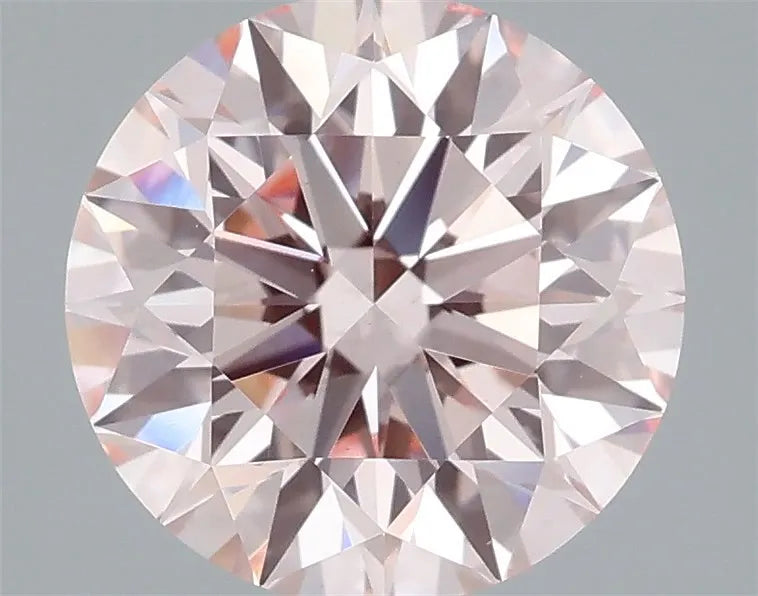 1.75ct Round Lab Grown Diamond (Colour Fancy Pink, Clarity VS1, Cut ID, IGI Certified)