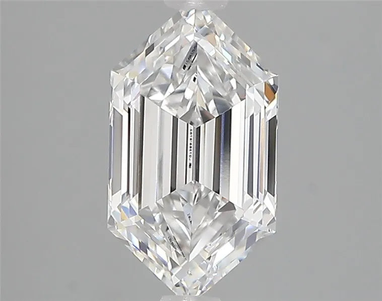 1.76ct Hexagonal Lab Grown Diamond (Colour D, Clarity VVS2, IGI Certified)