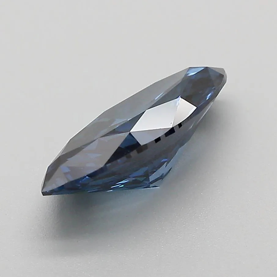 1.76ct Marquise Lab Grown Diamond (Colour Fancy Deep Blue, Clarity VS2, IGI Certified)