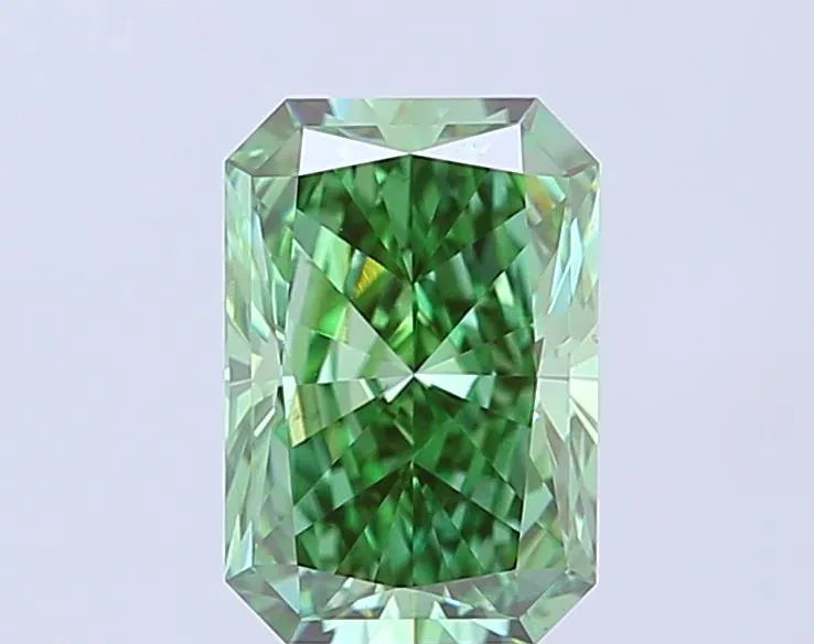 1.88ct Radiant Lab Grown Diamond (Colour Fancy Vivid Green, Clarity VVS2, IGI Certified)