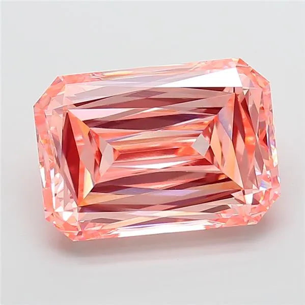 10.04ct Radiant Lab Grown Diamond (Colour Fancy Vivid Pink, Clarity VS1, IGI Certified)