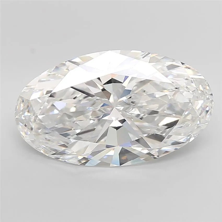 10.03ct Oval Lab Grown Diamond (Colour F, Clarity VVS2, IGI Certified) - Jewelry by Cleo