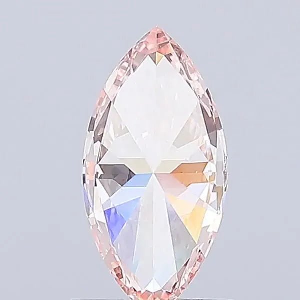 1.00ct Marquise Lab Grown Diamond (Colour Fancy Intense Pink, Clarity VS1, IGI Certified) - Jewelry by Cleo