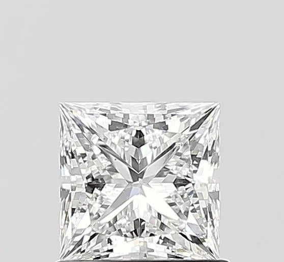1.01ct Princess Lab Grown Diamond (Colour E, Clarity VVS1, IGI Certified) - Jewelry by Cleo