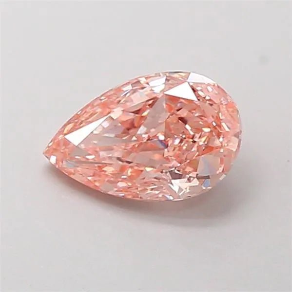 1.02ct Pear Lab Grown Diamond (Colour Fancy Intense Pink, Clarity VVS2, IGI Certified) - Jewelry by Cleo