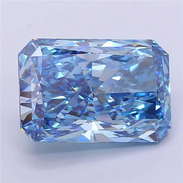 11.05ct Radiant Lab Grown Diamond (Colour Fancy Vivid Blue, Clarity VVS2, IGI Certified)