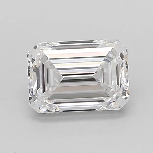 1.33ct Emerald Lab Grown Diamond (Colour D, Clarity VS2, IGI Certified) - Jewelry by Cleo