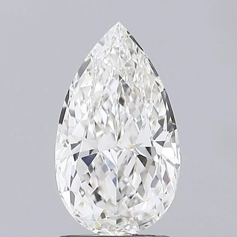 1.51ct Pear Lab Grown Diamond (Colour F, Clarity VS1, IGI Certified) - Jewelry by Cleo