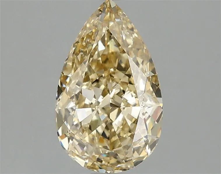 1.51ct Pear Lab Grown Diamond (Colour Fancy Yellow, Clarity VS1, IGI Certified) - Jewelry by Cleo