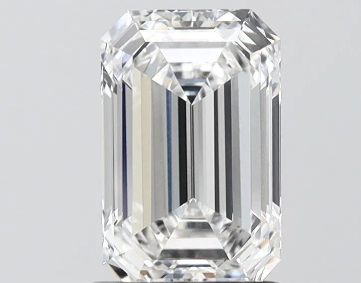 1.52ct Emerald Lab Grown Diamond (Colour E, Clarity VVS1, IGI Certified) - Jewelry by Cleo