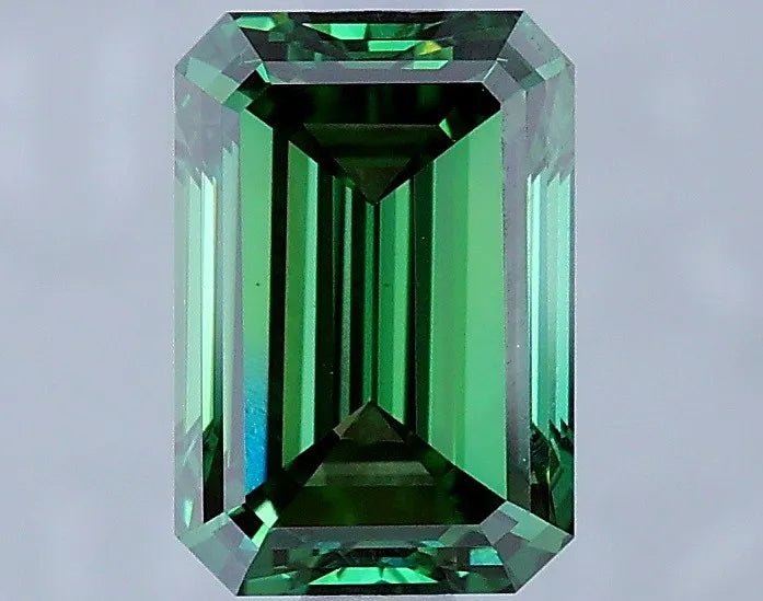 1.70ct Emerald Lab Grown Diamond (Colour Fancy Vivid Green, Clarity VVS2, IGI Certified) - Jewelry by Cleo