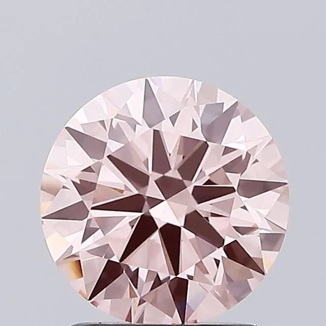 1.70ct Round Lab Grown Diamond (Colour Fancy Intense Pink, Clarity VVS2, Cut ID, IGI Certified) - Jewelry by Cleo