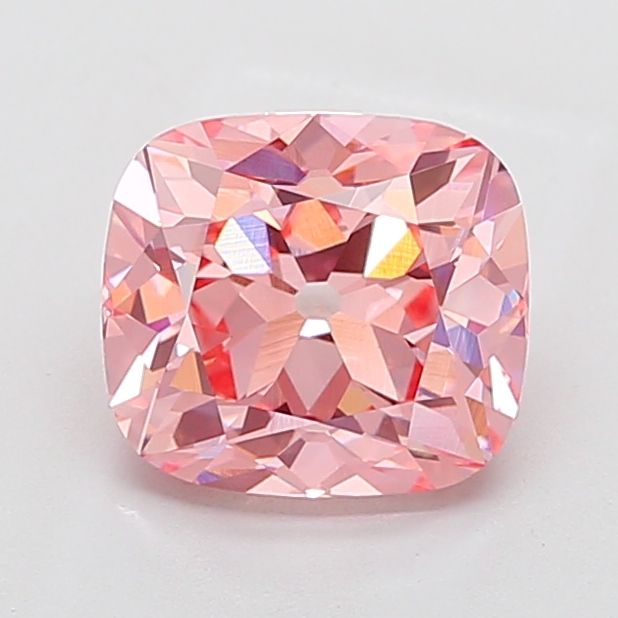 3.09ct Cushion Lab-Grown Diamond — Fancy Vivid Pink | The Prelude