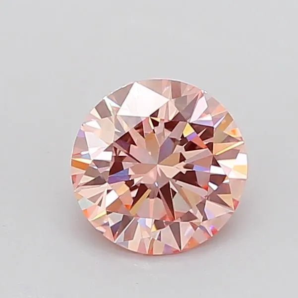 1.78ct Round Lab Grown Diamond (Colour Fancy Intense Pink, Clarity VS1, Cut ID, IGI Certified) - Jewelry by Cleo