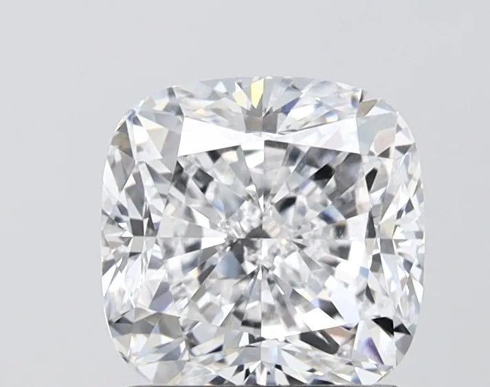 1.95ct Cushion modified Lab Grown Diamond (Colour D, Clarity VVS2, IGI Certified) - Jewelry by Cleo