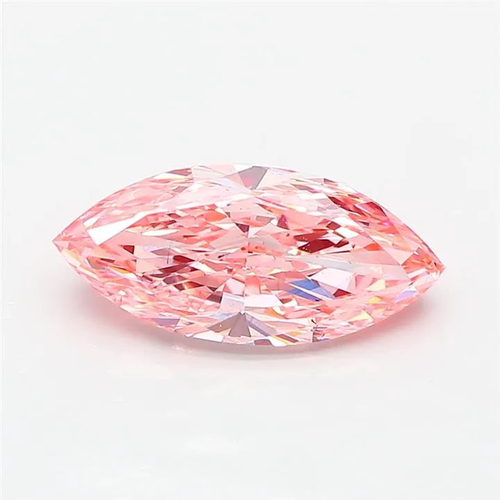 2.00ct Marquise Lab Grown Diamond (Colour Fancy Vivid Pink, Clarity VS2, IGI Certified)