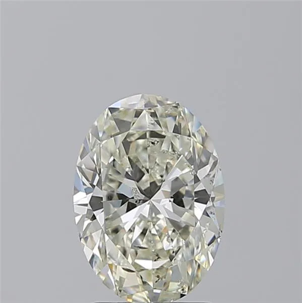 2.01ct Oval Natural Diamond (Colour J, Clarity SI2, HRD Certified)