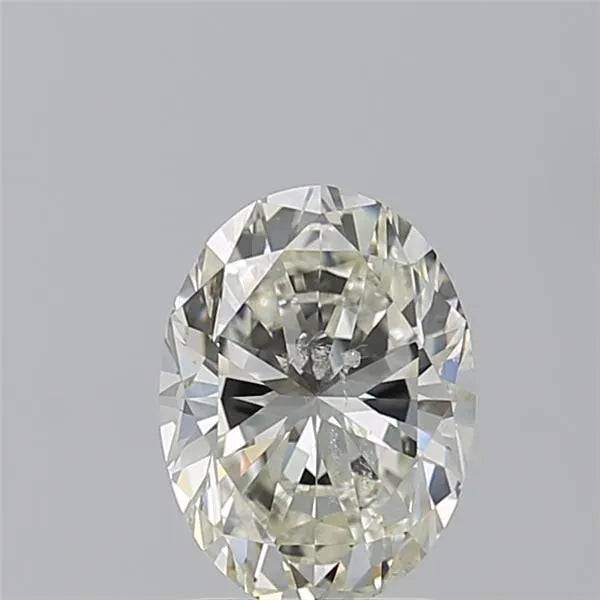 2.01ct Oval Natural Diamond (Colour J, Clarity SI2, HRD Certified)