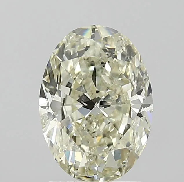 2.01ct Oval Natural Diamond (Colour K, Clarity SI2, HRD Certified)