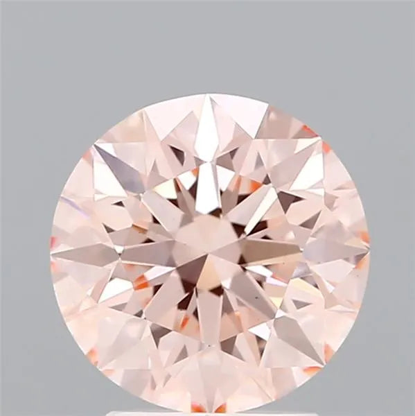 2.01ct Round Lab Grown Diamond (Colour Fancy Intense Pink, Clarity VS1, Cut ID, IGI Certified)