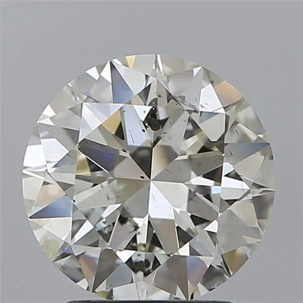 2.01ct Round Natural Diamond (Colour I, Clarity SI2, Cut EX, IGI Certified)