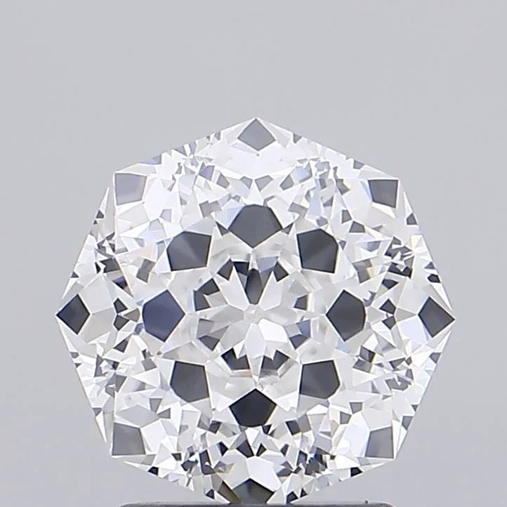 2.02ct Octagonal Lab Grown Diamond (Colour E, Clarity VVS2, IGI Certified)