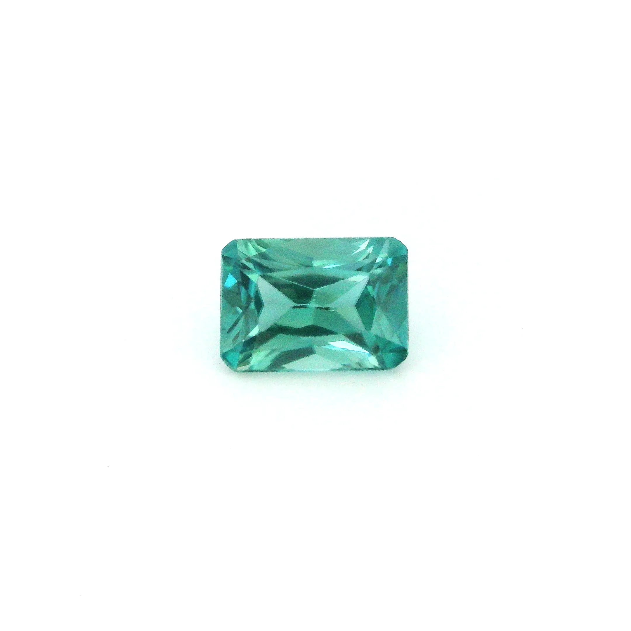 2.02ct Octagonal Natural Zircon (Colour Blue, Clarity Slightly Included, Cut Faceted)