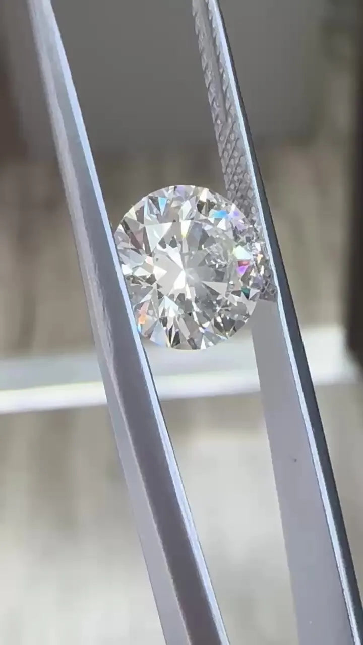 2.06ct Round Natural Diamond (Colour H, Clarity SI2, Cut VG, EGL Certified)