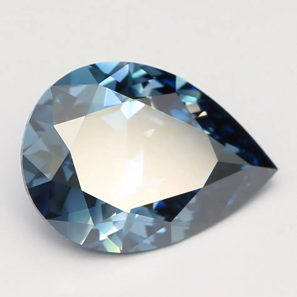 2.07ct Pear Lab Grown Diamond (Colour Fancy Deep Blue, Clarity VS1, IGI Certified)