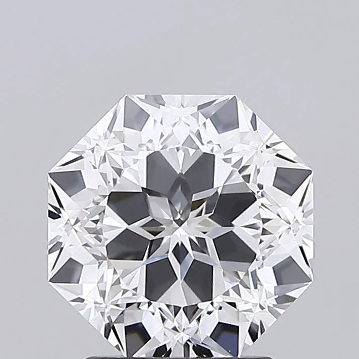 2.08ct Octagonal Lab Grown Diamond (Colour D, Clarity VVS1, IGI Certified)