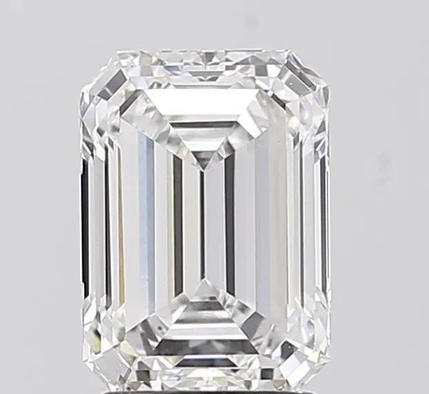 2.10ct Emerald Lab Grown Diamond (Colour E, Clarity VVS2, IGI Certified)