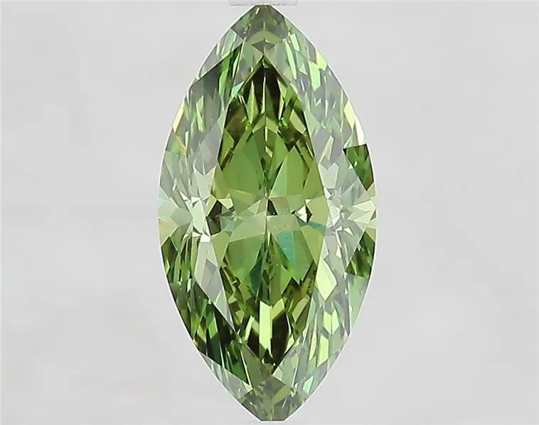 2.10ct Marquise Lab Grown Diamond (Colour Fancy Vivid Green, Clarity VS1, IGI Certified)