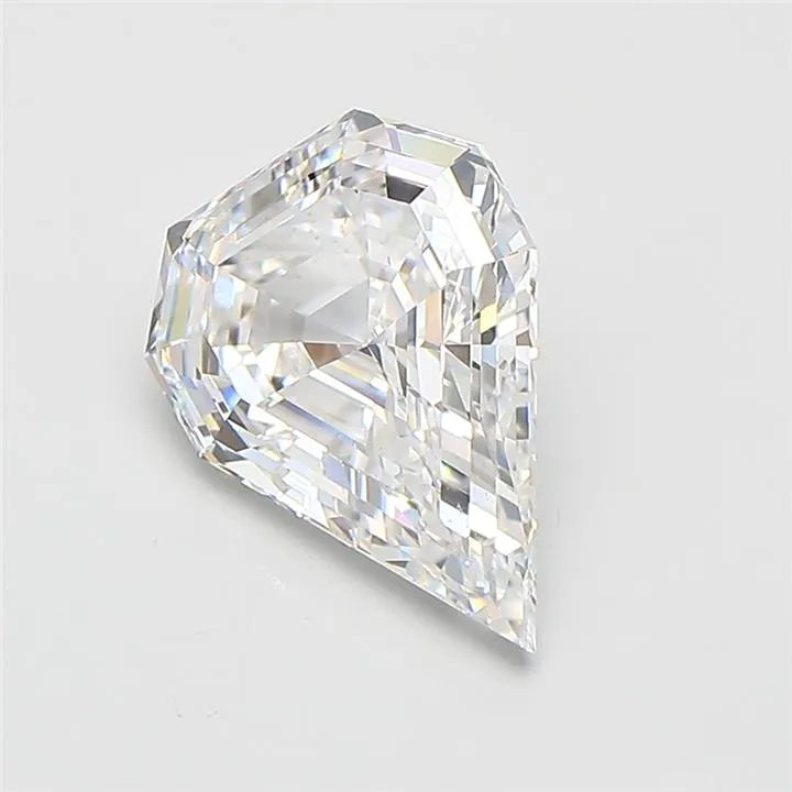 2.18ct Shield Lab Grown Diamond (Colour D, Clarity VVS2, IGI Certified)