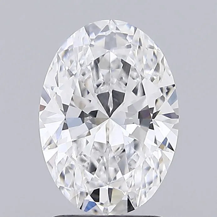 2.20ct Oval Lab Grown Diamond (Colour D, Clarity VVS2, IGI Certified)