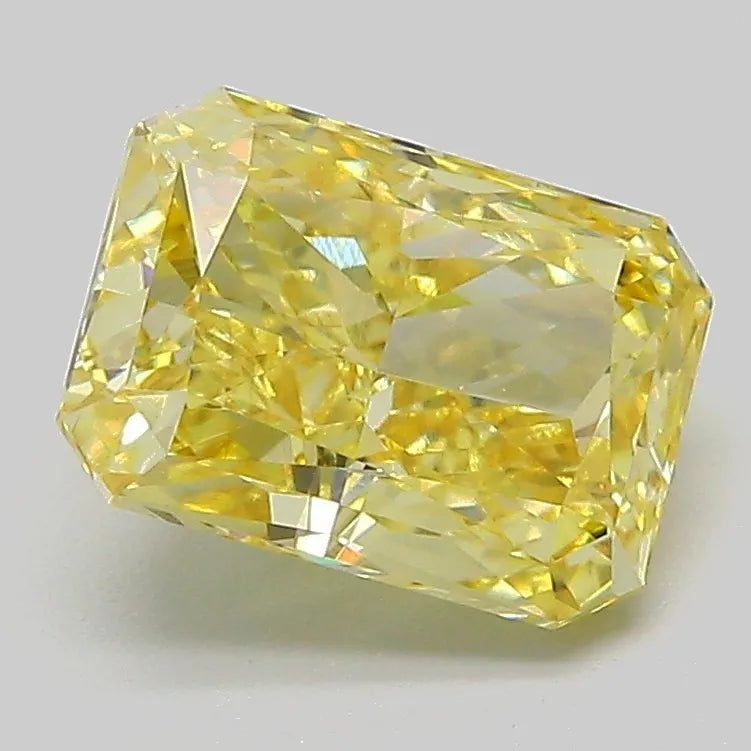 2.21ct Radiant Lab Grown Diamond (Colour Fancy Intense Yellow, Clarity VVS2, IGI Certified)
